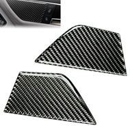 Glossy 3D Real Carbon Fiber Seat Panel Patch Coverage Adhesive Suitable For 08-14 W204 C300 C63