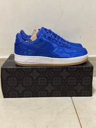 CLOT x Nike Air Force 1 Royale Blue Silk US 8