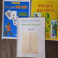 DƯƠNG KHOA SHOP Sổ tay 3 quyển BÓI QUẺ BÀI THẦN BÍ QUYẾT BÓI BÀI VÀ BÓI QUẺ CHÂN GÀ khổ a4 lò xo