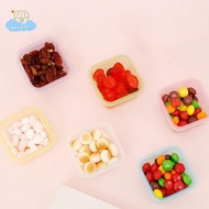 [LI] 6Pcs Food Storage Container Small Plastic Moisture-proof Containers Mini Kitchen Storage Box wi