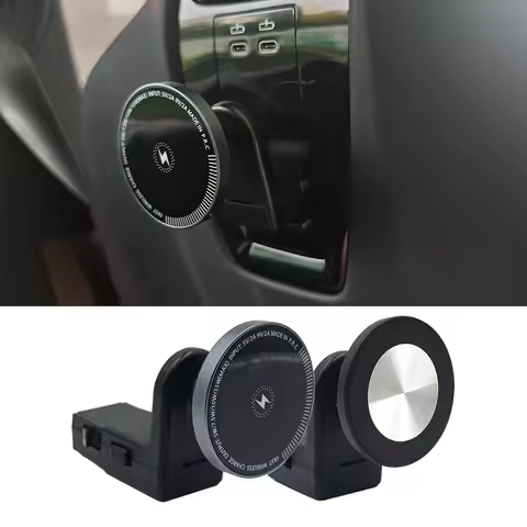 For BMW 5 7 Series I5 I7 IX X5 X6 X7 2023 2024 2025 Car Seat Pad Magnetic Holder Phone 15W Wireless 