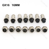 16mm GX16 male Plug female Socket 2 3 4 5 6 Pin Aviation Connector Male Female power Converter 250V 