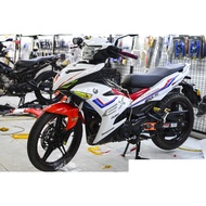 Exciter 150 boss sticker, white, red, blue (new model), exciter 150 stamp, exciter 150 boss team, ex