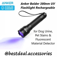 Anker Bolder UV Flashlight Rechargeable 380nm Ultraviolet - T1429