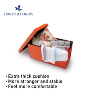 Casa Studio Jossie Storage Suede Stool - Large