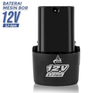 Baterai Mesin Bor Cas 12 Volt 7800mAh/1300mAh Cordless Drill+Charger/baterai lithium yang dapat diis