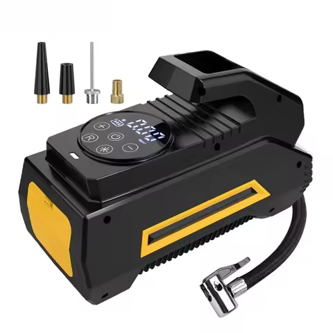 Portable Air Compressor Pump Tire Inflator Car Tire Pump with Digital Pressure Gauge Tire Tyre Infla