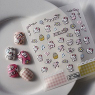 Cartoon & Animal Nail Stickers 5D Nail Art Stickers Colored