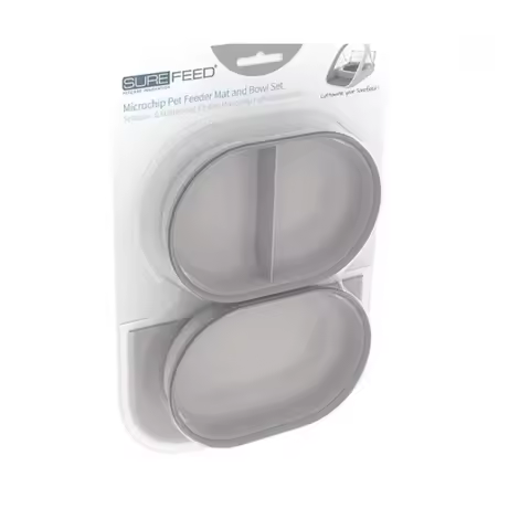 Sure Petcare SureFeed Steel Bowl Set, Compatiable SureFeed Microchip Pet Feeder, SureFeed Connect an