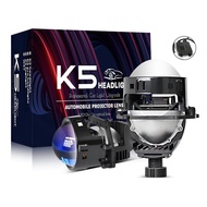 H7 9005 Lens Headlight Car Dual Light Integrated LED Non-Lossable Distance 10cm H4 Lens 9006 45W G8A