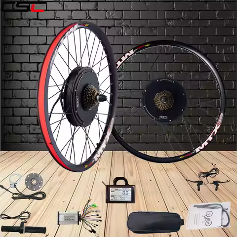 CSC 48V 1500W 1000W Electric bike Conversion Kit E-Bike Hub Motor Bike Wheel 24in 26in 27.5in 29in 7