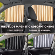 4pcs Car Magnetic Sunshade Front Rear Window Curtain Auto Sun Shade Privacy Sun UV Protection Window