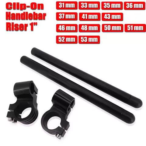 7/8"22mm Handlebar Riser 1" Clip On Fork Tube Handle Bar Fit 31 33 35 36 37mm 41mm 43mm 46mm 48mm 50