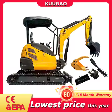 Free Shipping Mini Excavator Chinese 2.5 ton 2 ton Excavator Manufacturer Kubota engine Diesel Mini 