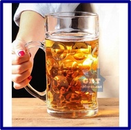 Extra Large Glass Beer Mug Thick Beer Mug 1200ml / 1.2Liter / Cawan Kaca / Cawan