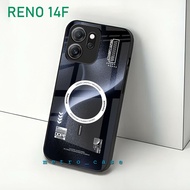OPPO RENO 14F Glossy Glass Softcase - RENO 14F - OPPO RENO 14F - RENO 14F 2025 - OPPO Hp Casing