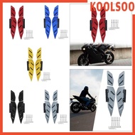 [Koolsoo] Motorcycle Floorboards Male Nonslip Accessories Foot Pedal Plate Easy Installation Replacement Foot Pegs for Xmax300