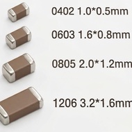 0402 0603 0805 1206 1.0uF - 22uF SMD Chip Capacitor