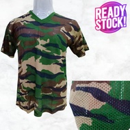 |CAMOSPOT| TSHIRT LORENG HARIMAU JENIS LUBANG COTTON LENGAN PENDEK READY STOCK