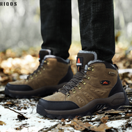 RIQOS Winter High-Top Couple Snow Boots for Outdoor Hiking in Malaysia