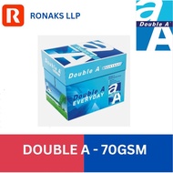 Double A - A4 70gsm / 70 gsm paper Premium copier copy photocopy paper