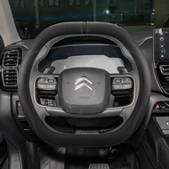 Microfiber Leather Car Steering Wheel Cover For Citroen C4X C5X C5 Aircross e-Berlingo C4 2026 2026 
