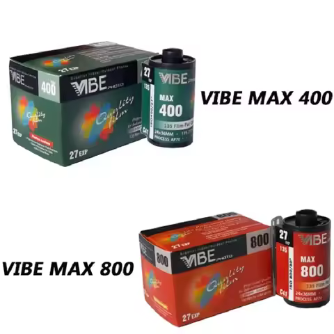 VIBE Max 400/ VIBE MAX 800 Color Film ISO 400 135 Negative Film 27EXP 1-5 Roll for Kodak M35 H35 Fil