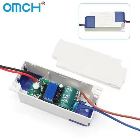 OMCH Constant Voltage Isolated LED Driver 4.5W 5W 6W 7.2W 12W 24W AC100-240V Adjustable Current 0.5A