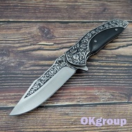 OKgroup NB006-BLACK and BROWN... Folding knife/// มีดพับพกพา มีดพกพา มีดเดินป่า มีดสวยงาม มีดแคมป์ปิ