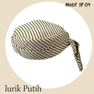Peci Batik Jogokariyan Motif Kain Lurik SP 03/04/05/06  Kopiah Songkok Sorban Kupluk Tanpa Atau Deng