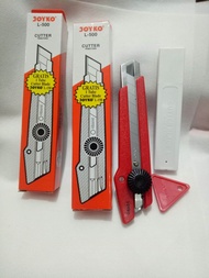 Pisau Cutter joyko L500 Free isi Cutter L500