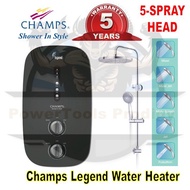 Champs Legend Instant Water Heater With Rainshower Set/ No Installation Provided