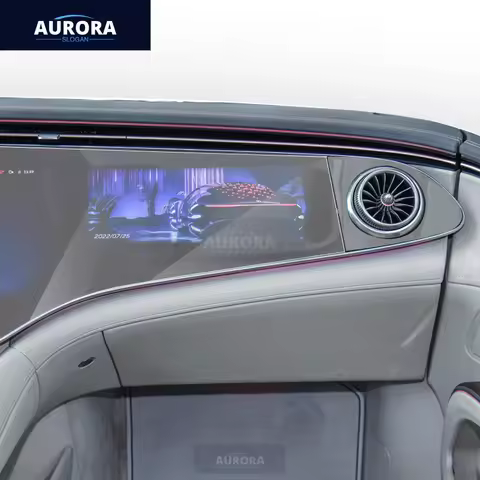 Navigation film for Mercedes EQS TPU Protective Film eqs benz 450 400 580 lcd protective film interi