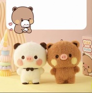 🐻‍❄️🐻一二布布小豬豬公仔掛件 (一對)