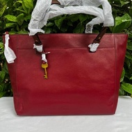 TOTE BAG TAS FOSSIL RACHEL TOTE RED VELVET BAG CEWEK ORIGINAL