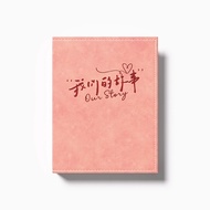 CUOOYINO | Pink Leather Insert Type Photo Album