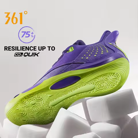 361 Degree Team Joker Men Basketball Shoes CQT Stable Rebound Anti-slip Wear-resistant High-top Comb