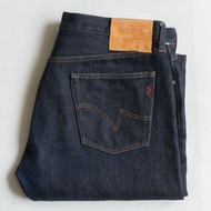 IRON HEART LOT 634S 21oz Extra Heavy Denim Jeans Size 34 Deep Indigo - Used / Excellent Condition