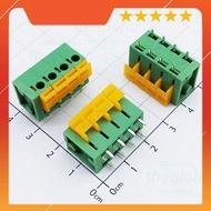 [3 Pieces]- KF142-5.04-V Terminal Block 4 Vertical Wire Plug Contacts 5.08mm 250V 10A