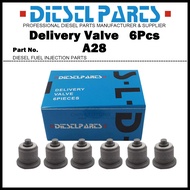 6Pcs Pressure Valve Delivery Valve A28 131110-4720 for Nissan Safari TD42 TD42T / Nissan Atlas FD33T