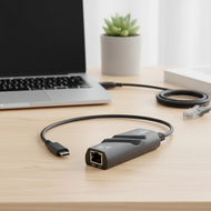 Type CRJ45,1000MbpsUSB 3.0,PC、 -   Kad Rangkaian Type C ke RJ45 dengan Penyesuai WiFi 1000Mbps dan H