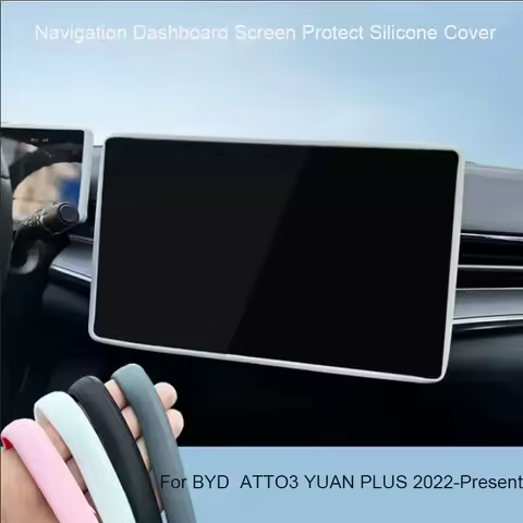 Car 12.8"15.6"Navigation Screen Protective Silicone Cover Auto 8.8"Dashboard Display Cover For BYD A