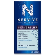 Nervive Advanced Nerve Relief + Mobility, with Alpha Lipoic Acid to Help Reduce Nerve Aches, Weaknes
