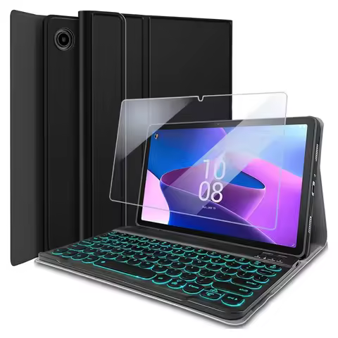 For Lenovo Tab M10 FHD Plus 10.3 Inch Backlit Keyboard Case for Lenovo M10Plus TB-X606F X606X 2020 B