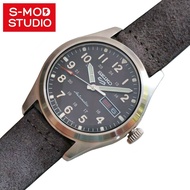 S-MOD Artisan Leather Strap Watch Band Alcantara Suede Seiko Mod