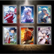 Inuyasha color-changing 3D LED light painting - ANIME 3D LED light painting for desk and night light
