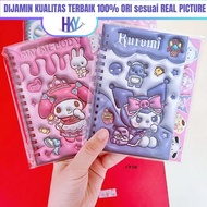 HKY Notebook Planner Sanrio 3D Series My Melody Kuromi Cinnamoroll+Stickers – StationeryLucu School