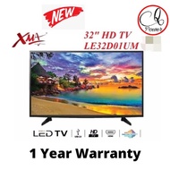 XMA / AIWA  Digital HD TV 32 Inch LED TV with Built in ( DVB-T2 )MYTV LE32D01UM (1 Year Local Warran