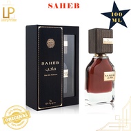 SAHEB FOR UNISEX 100ML 100% AUTENTIC EAU DE PERFUME SPRAY BY ARD AL ZAAFARAN MADE IN U.A.E