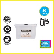 ✉ ♣ ∝ Home Gallery Storage Box w/ Handle & wheels Capacity: 10L, 16L, 28L, 50L, 70L Durable BPA Fre